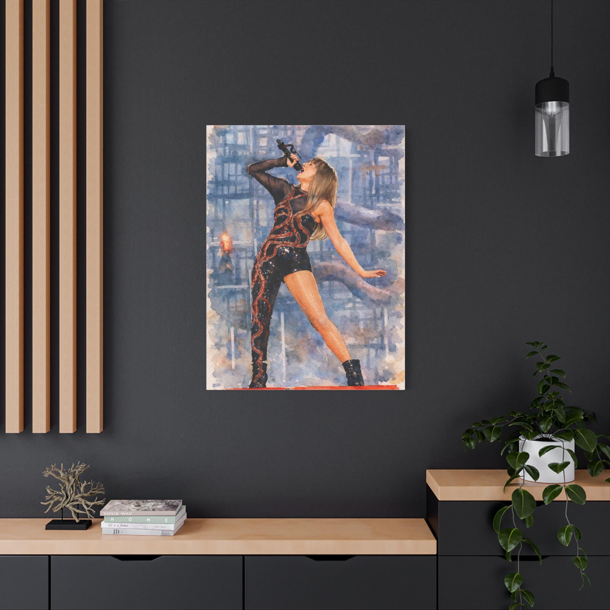 TS Rep Era Watercolor-Style Wall Art