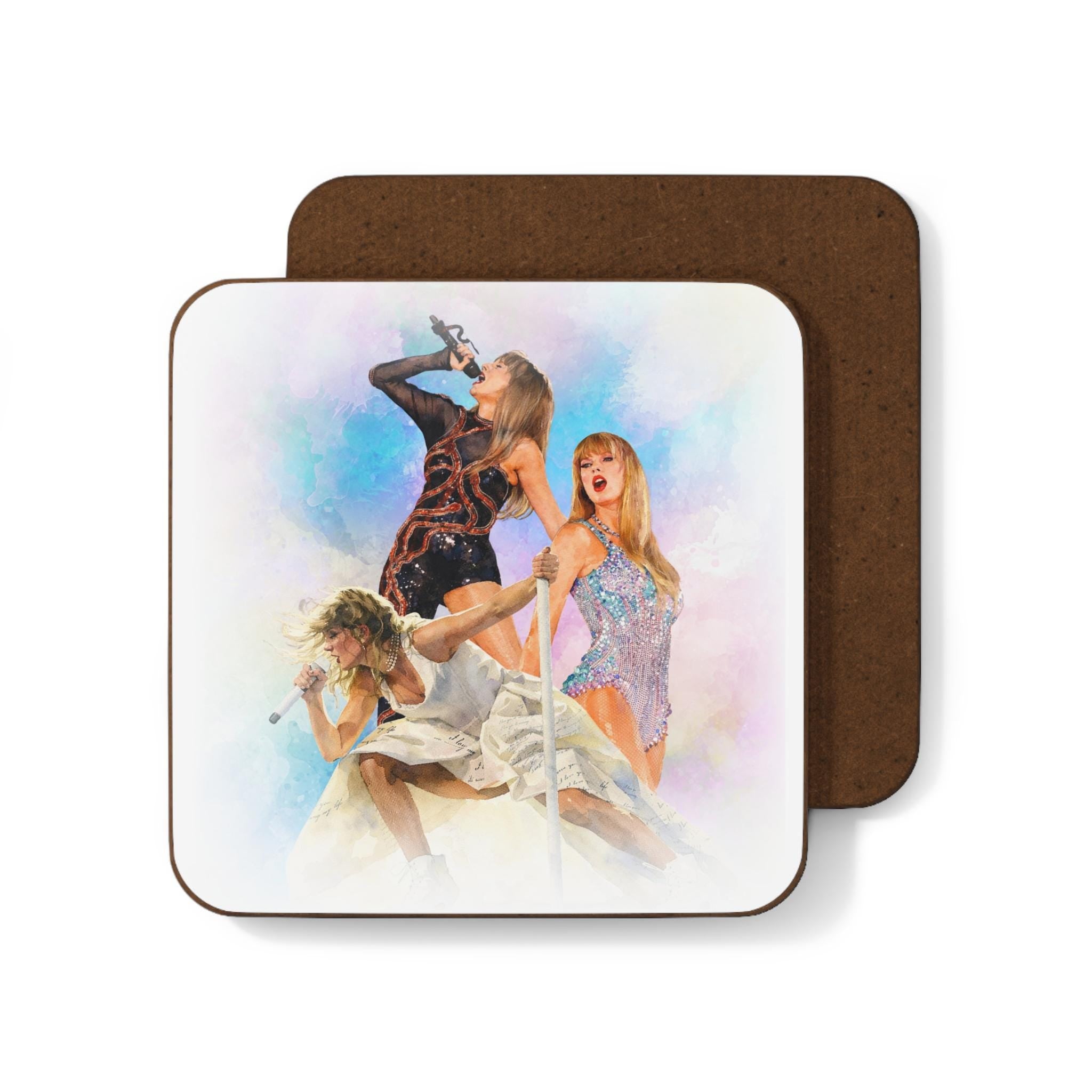 TS Era Lover Watercolor Coaster