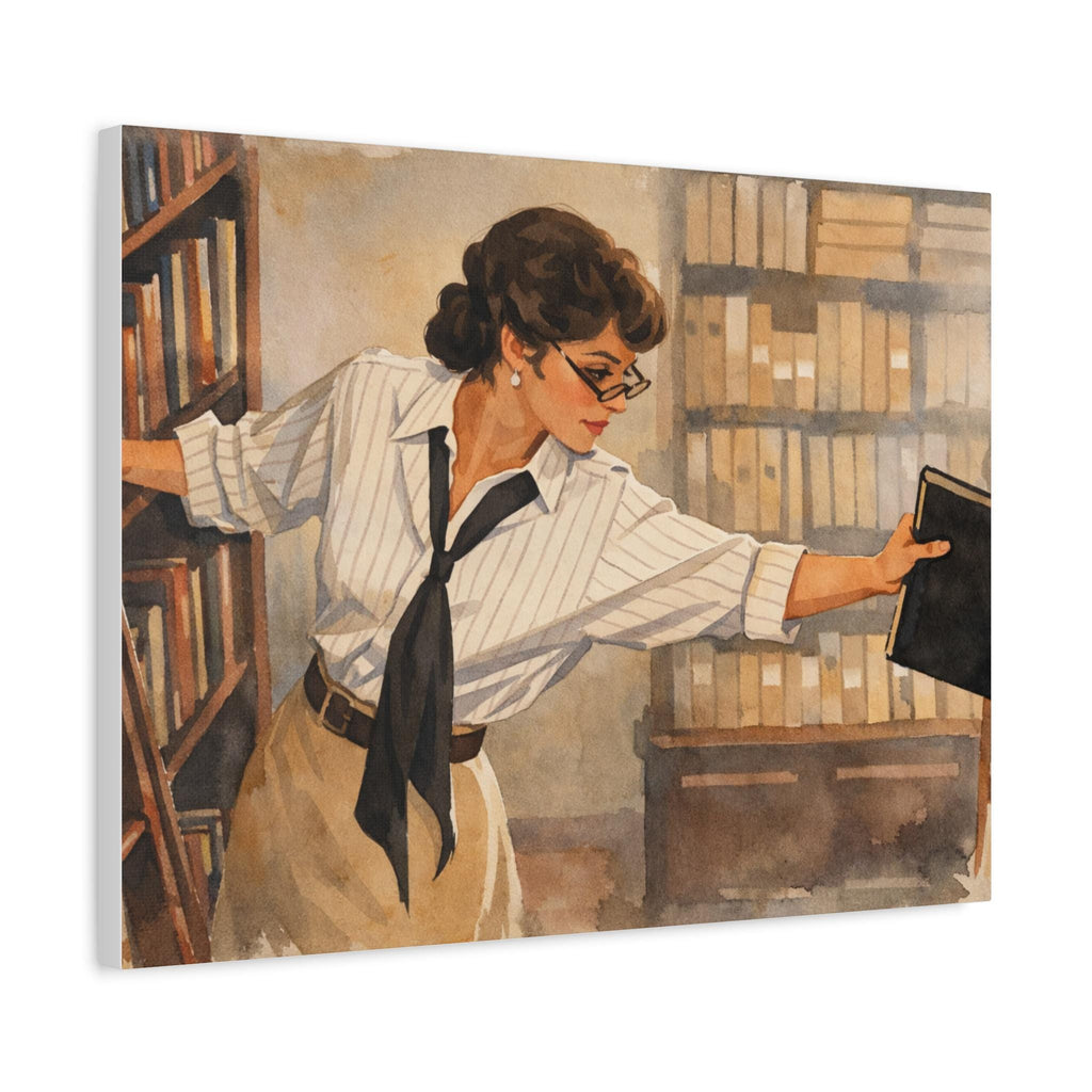 The Mummy 1999: Evelyn Librarian Canvas