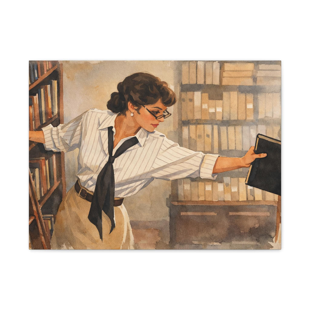 The Mummy 1999: Evelyn Librarian Canvas