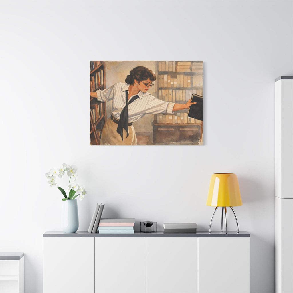 The Mummy 1999: Evelyn Librarian Canvas