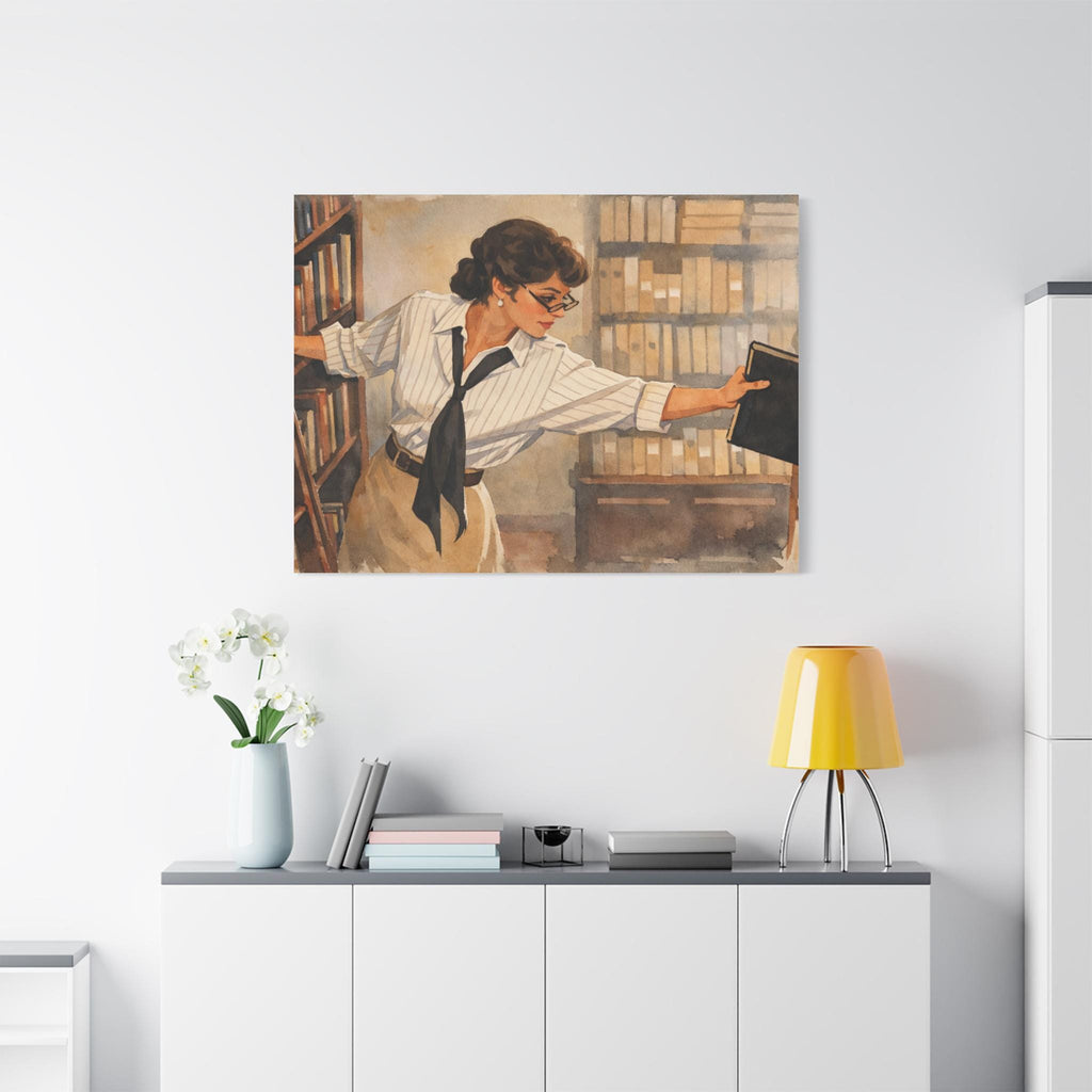 The Mummy 1999: Evelyn Librarian Canvas