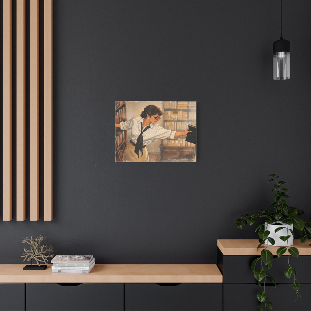 The Mummy 1999: Evelyn Librarian Canvas