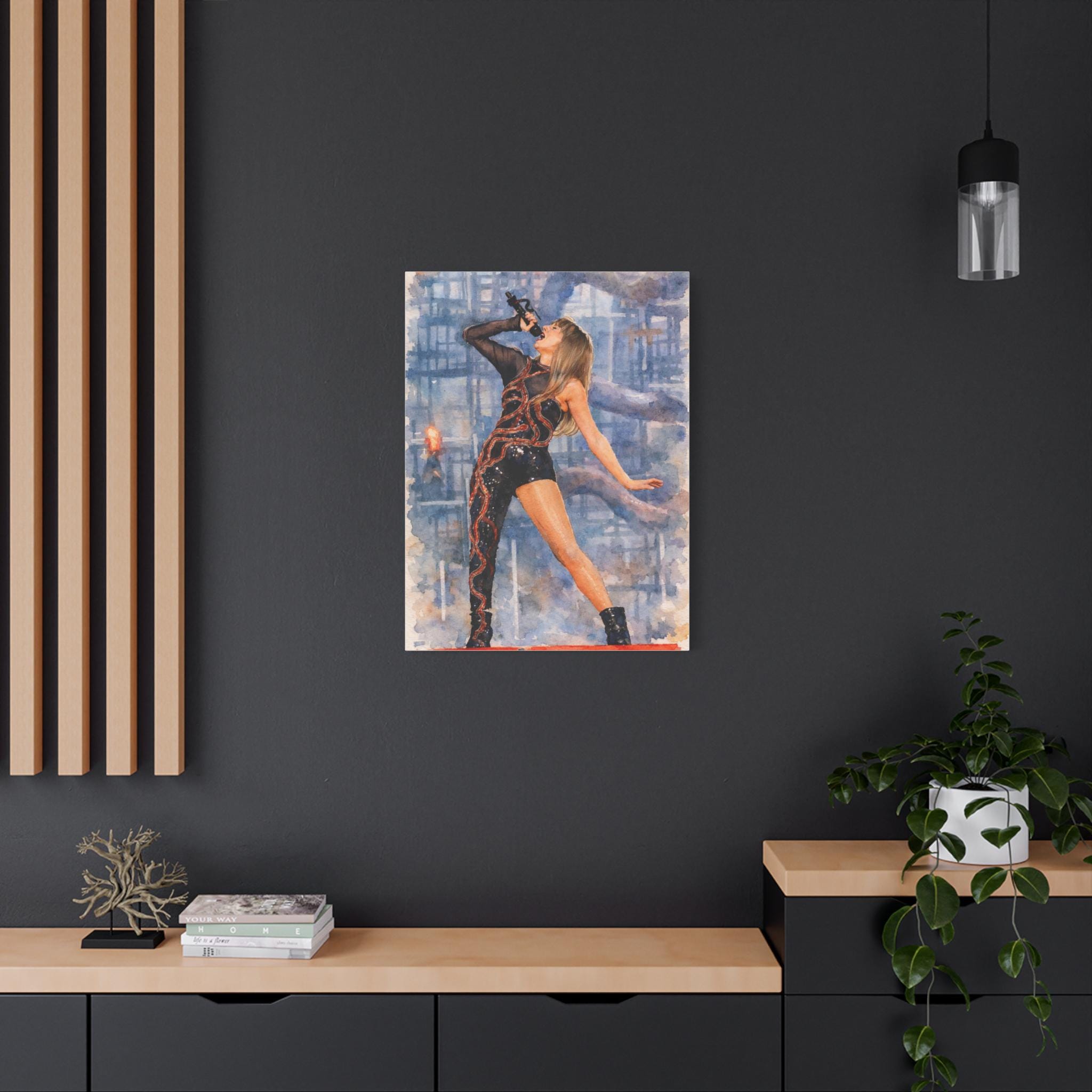 TS Rep Era Watercolor-Style Wall Art