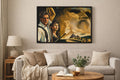 The Mummy 1999: Rick & Evelyn Movie Framed Canvas