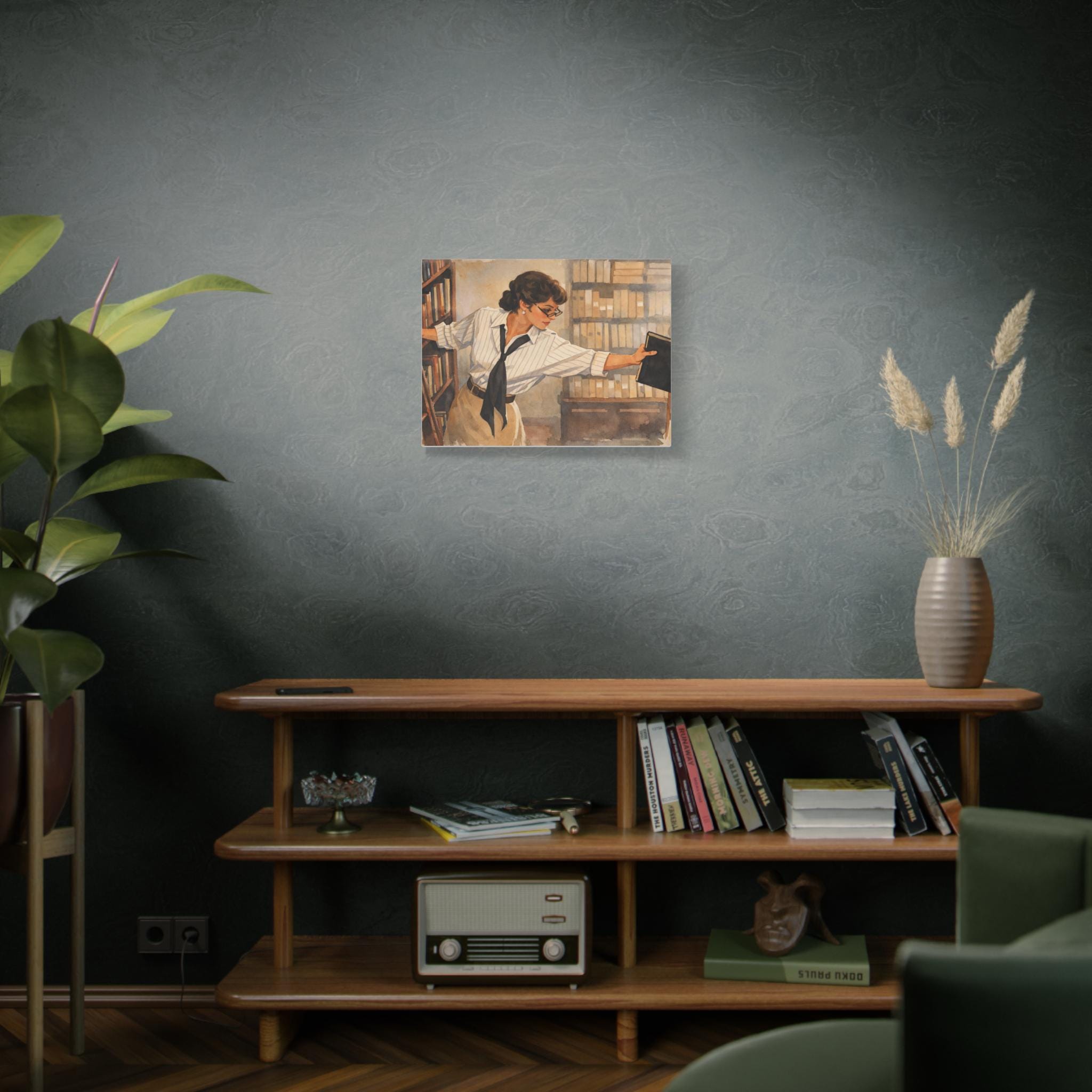 The Mummy 1999: Evelyn Librarian Canvas