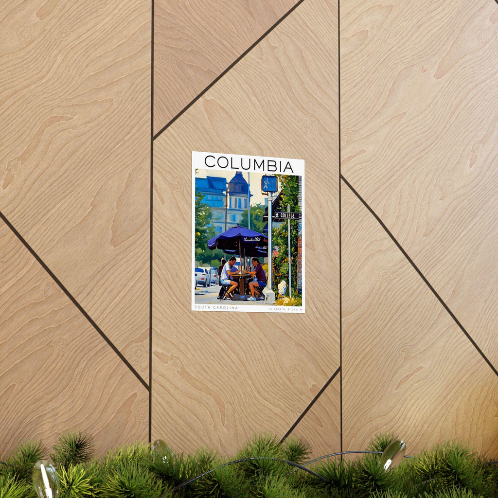 Columbia South Carolina Travel Print