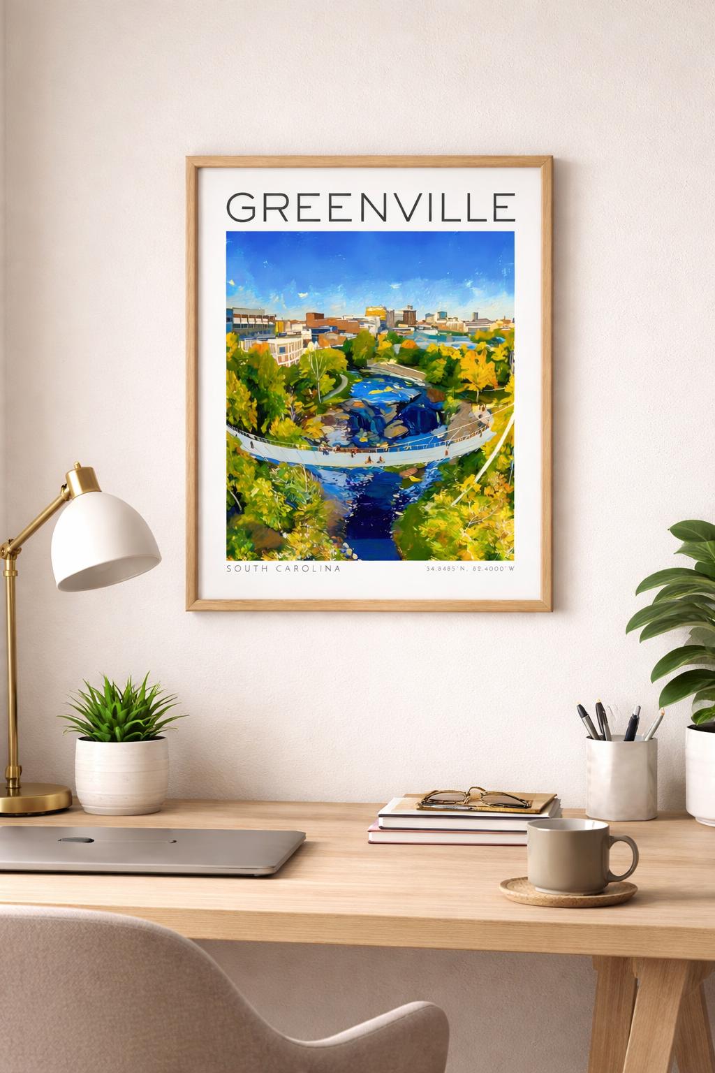 Greenville South Carolina Poster