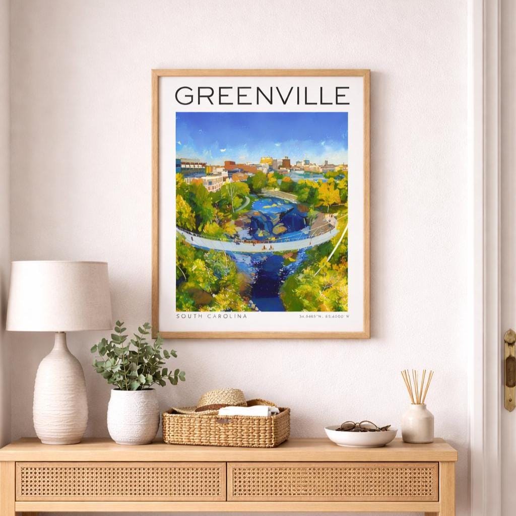 Greenville South Carolina Poster