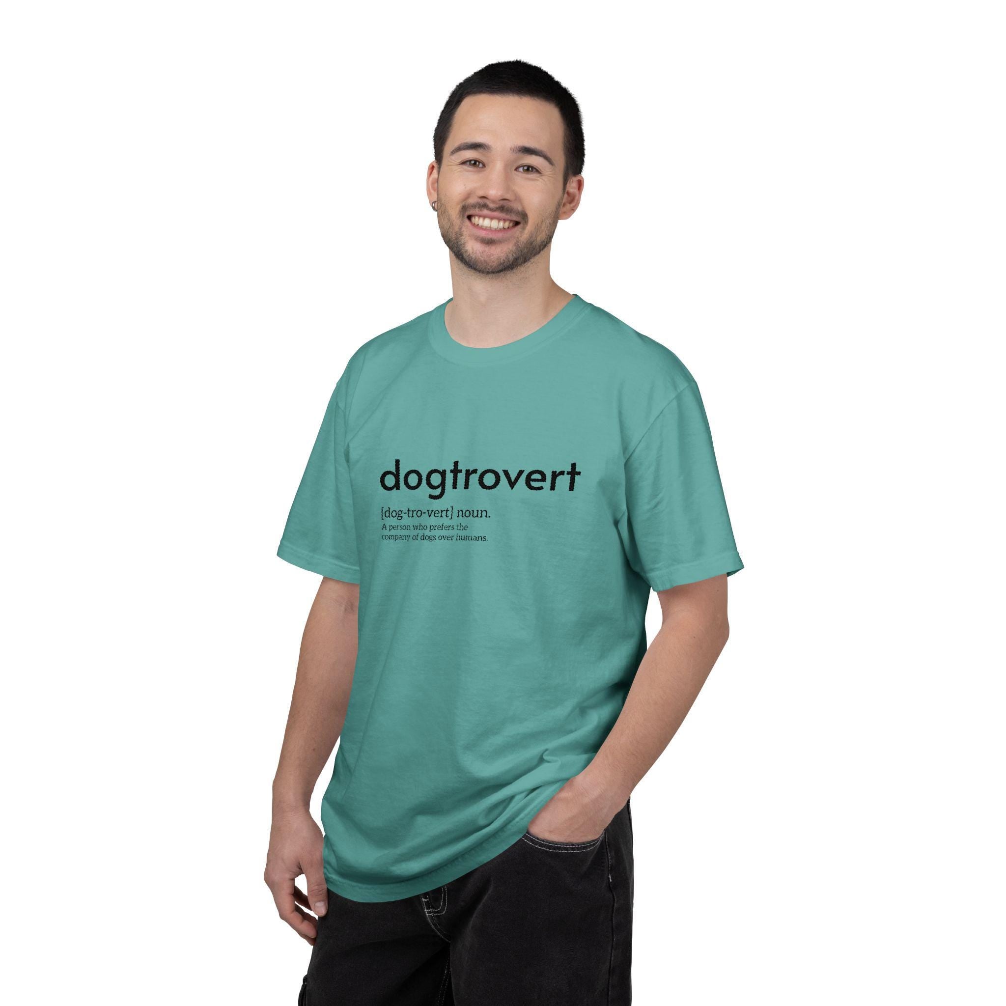 Dog-tro-vert Embroidered T-Shirt