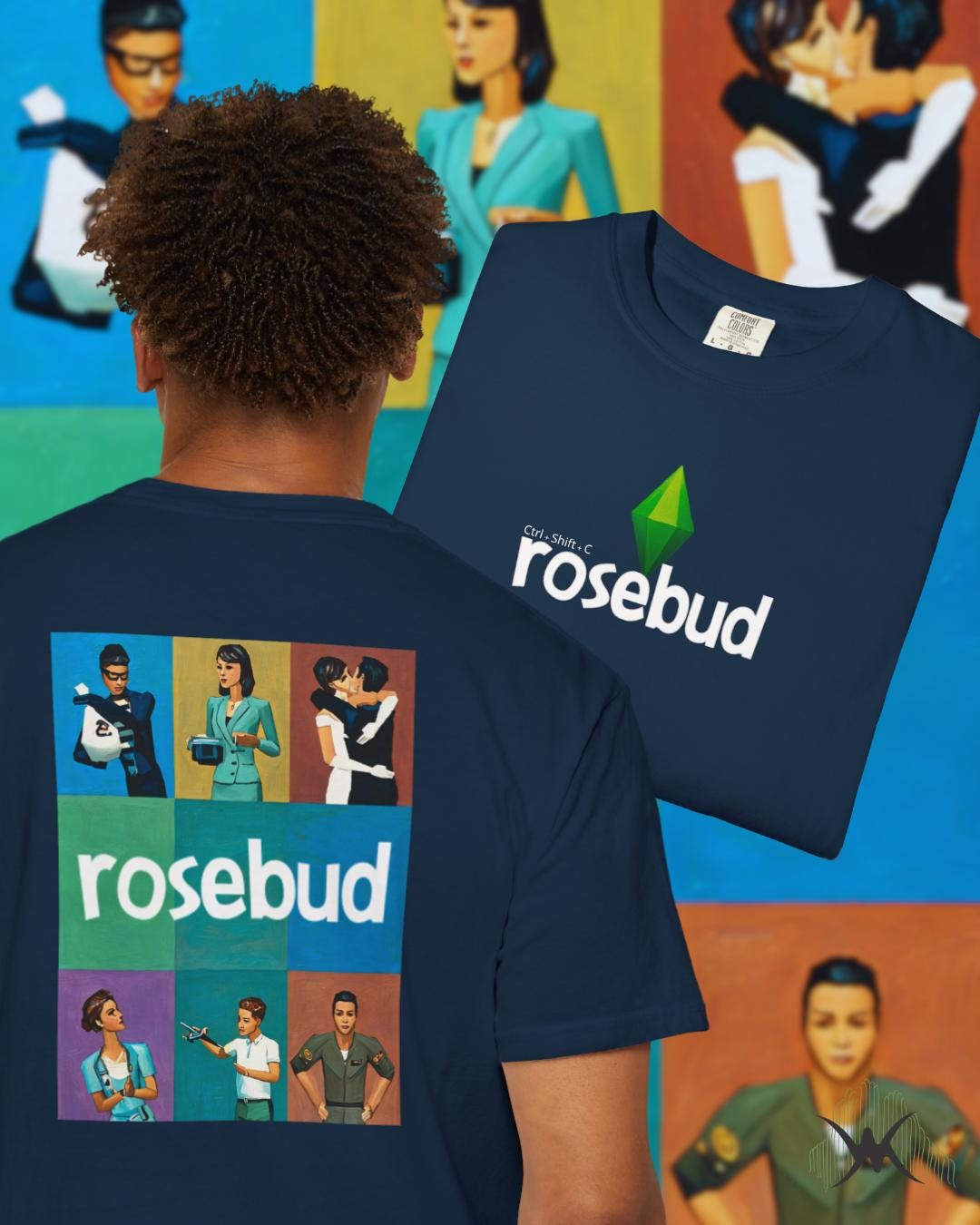 Rosebud Sim Gamer T-Shirt