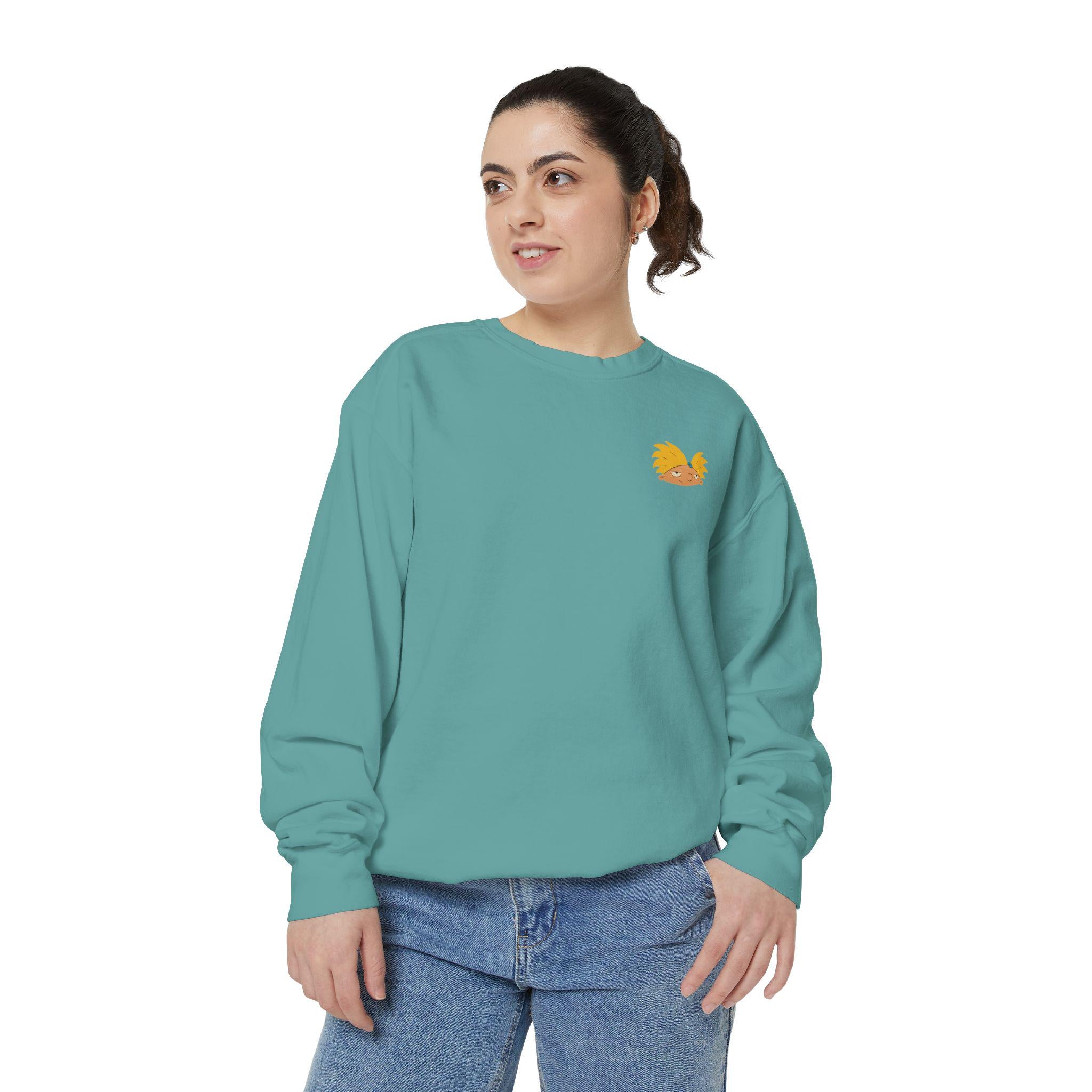 90s Cartoon Inspired Arnold Helga Sweatshirt