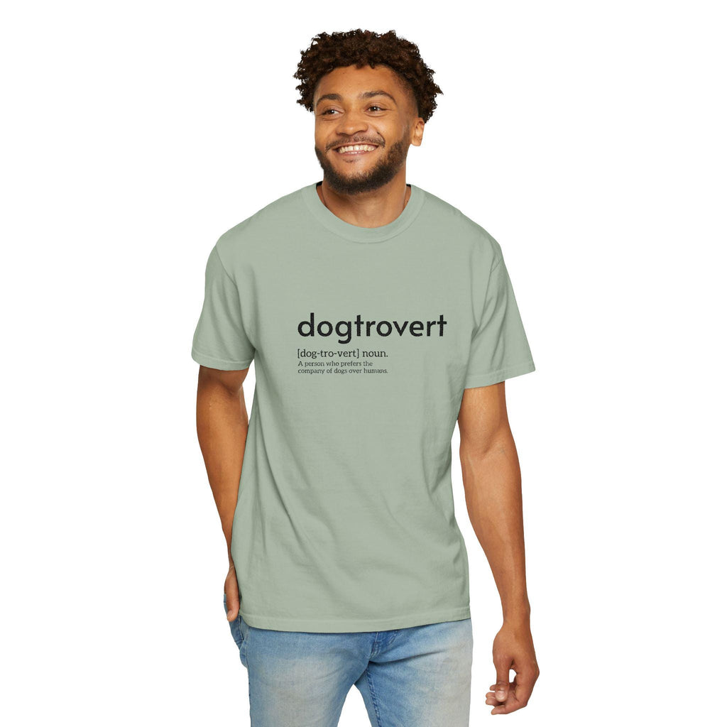 Dog-tro-vert Embroidered T-Shirt