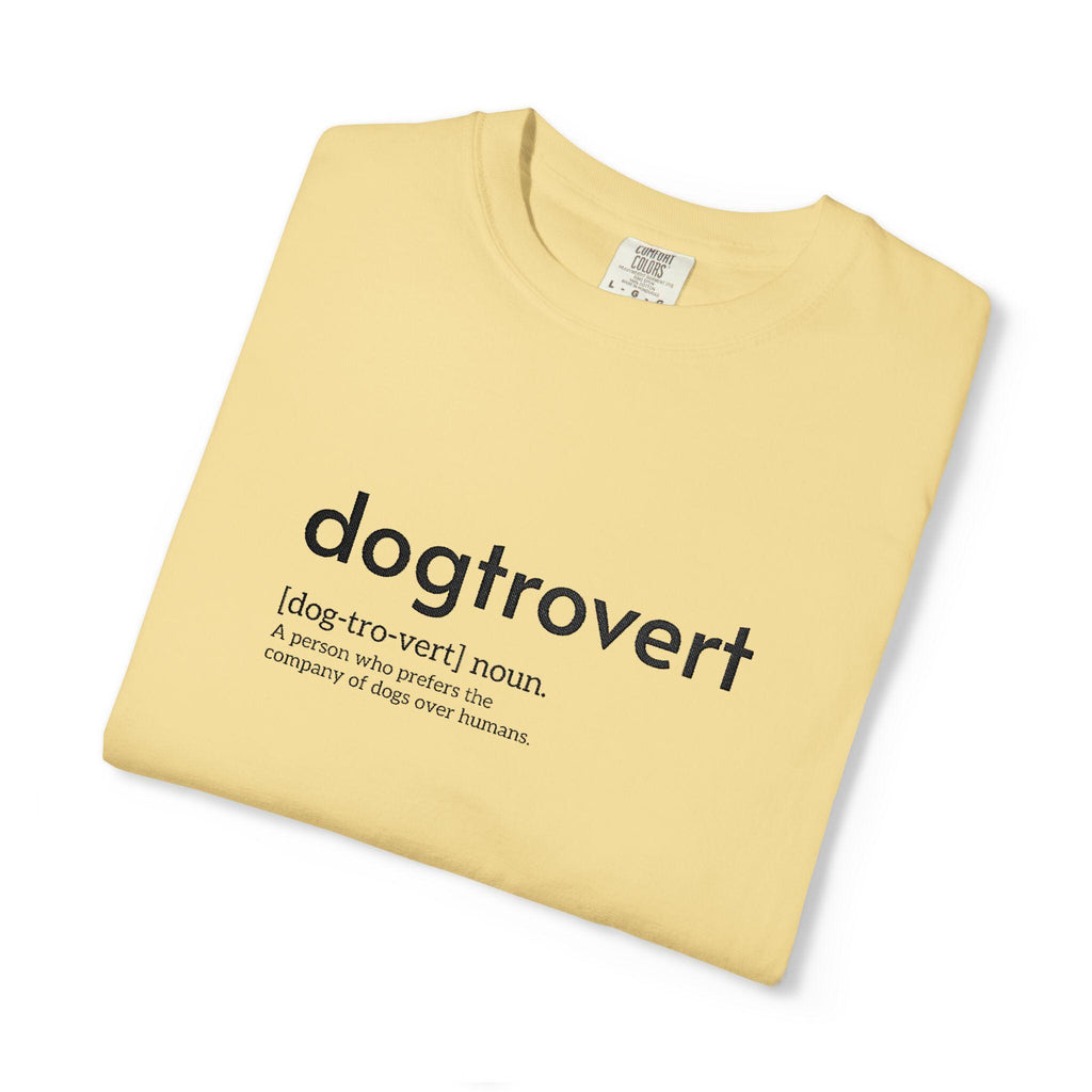 Dog-tro-vert Embroidered T-Shirt