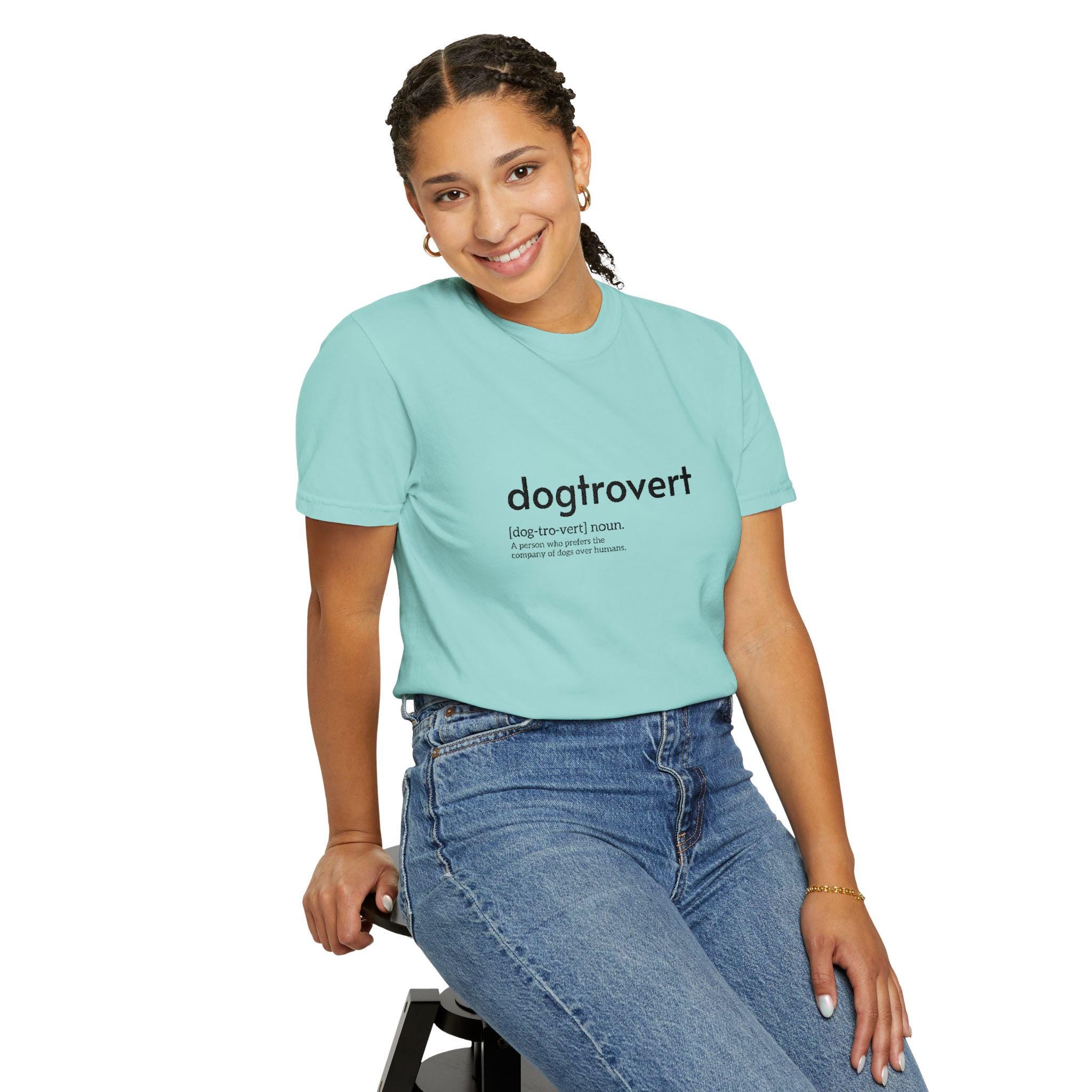 Dog-tro-vert Embroidered T-Shirt