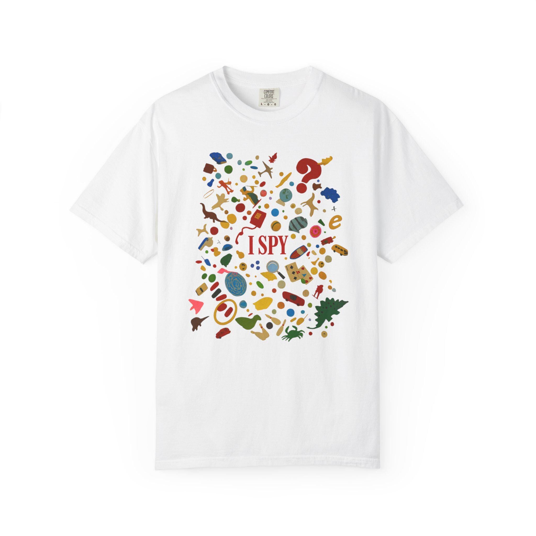 I Spy Puzzle Pattern T-Shirt
