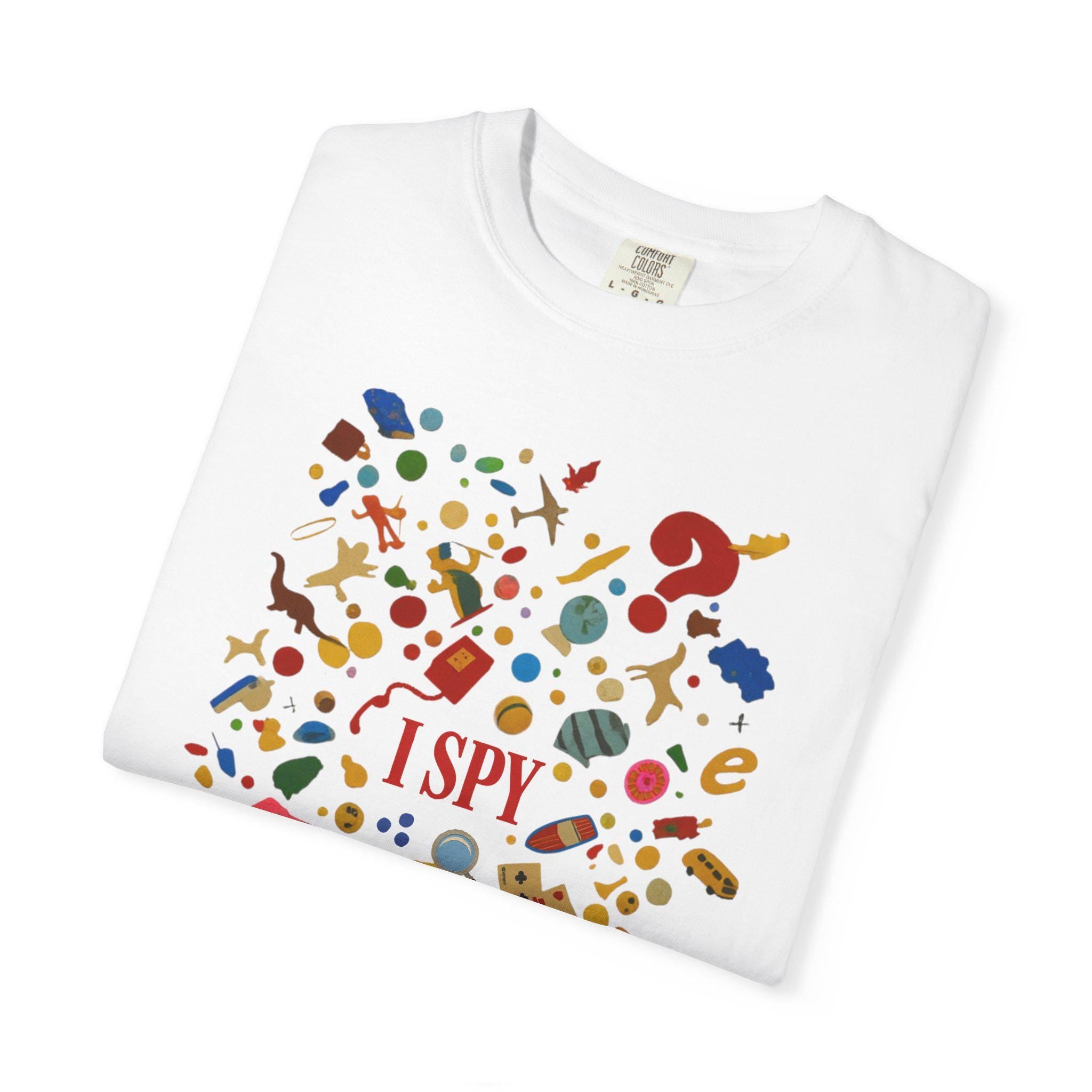 I Spy Puzzle Pattern T-Shirt