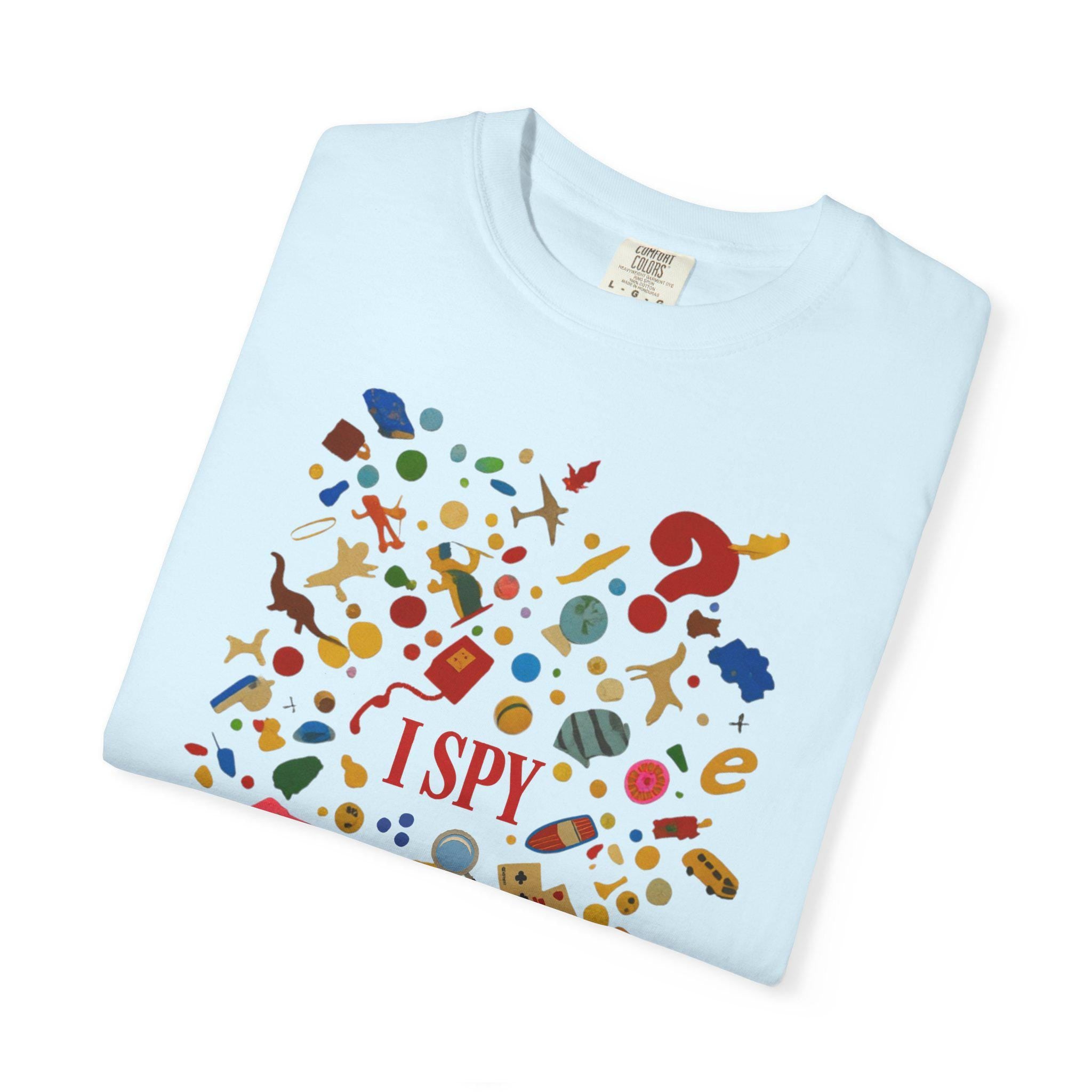 I Spy Puzzle Pattern T-Shirt