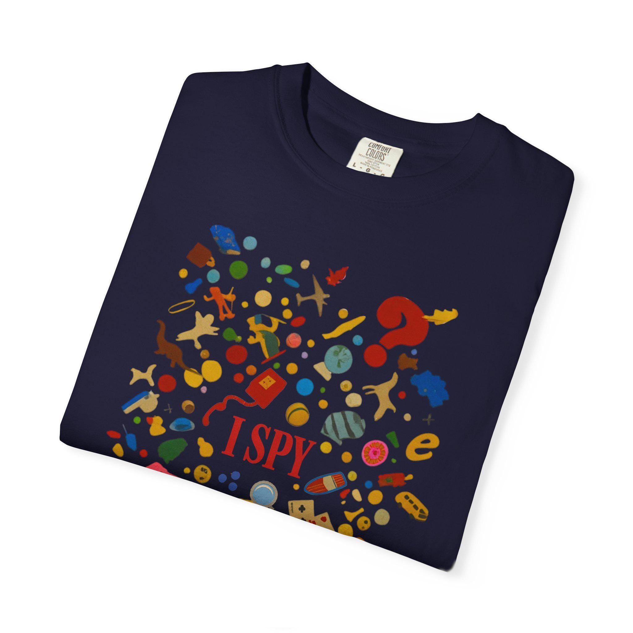 I Spy Puzzle Pattern T-Shirt