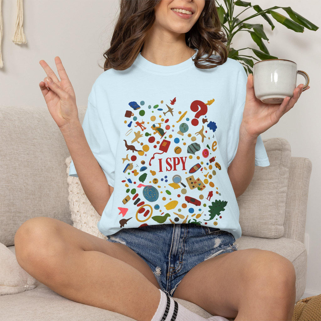 I Spy Puzzle Pattern T-Shirt