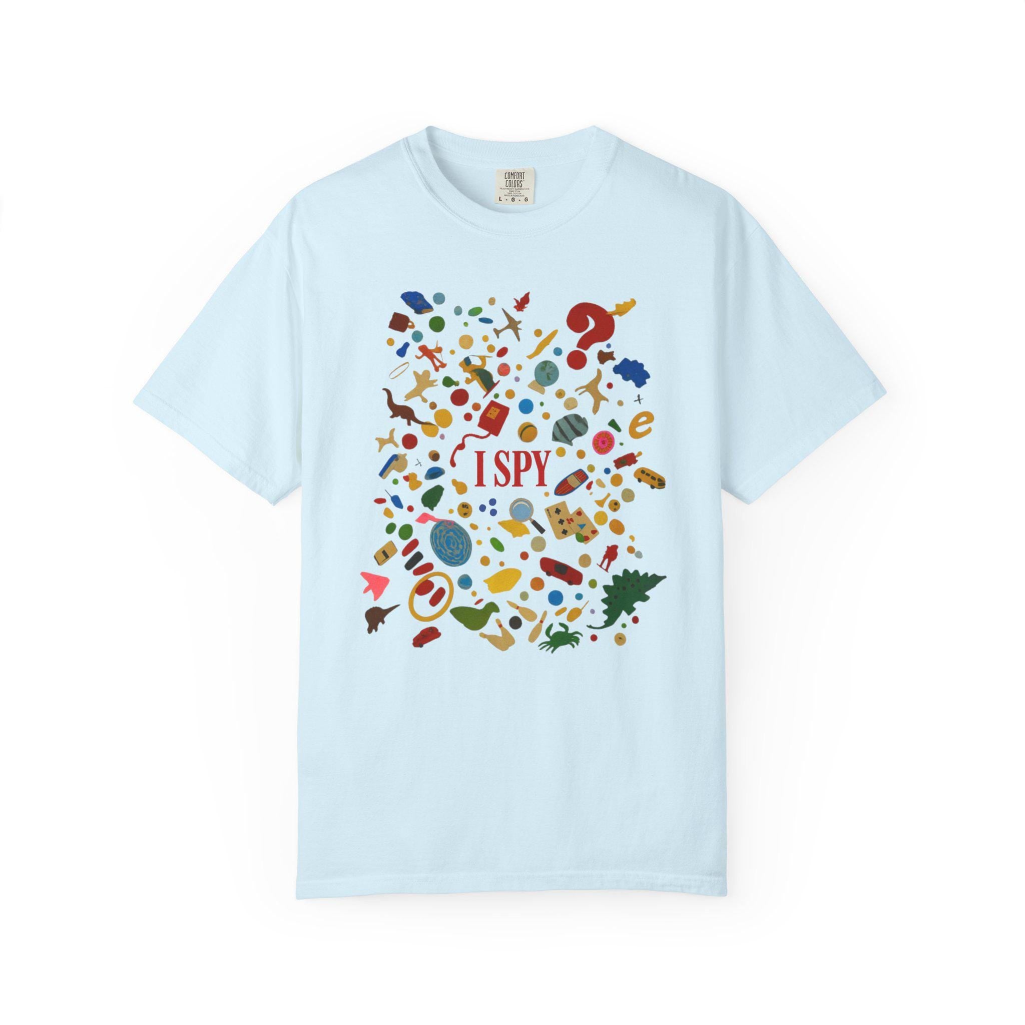 I Spy Puzzle Pattern T-Shirt