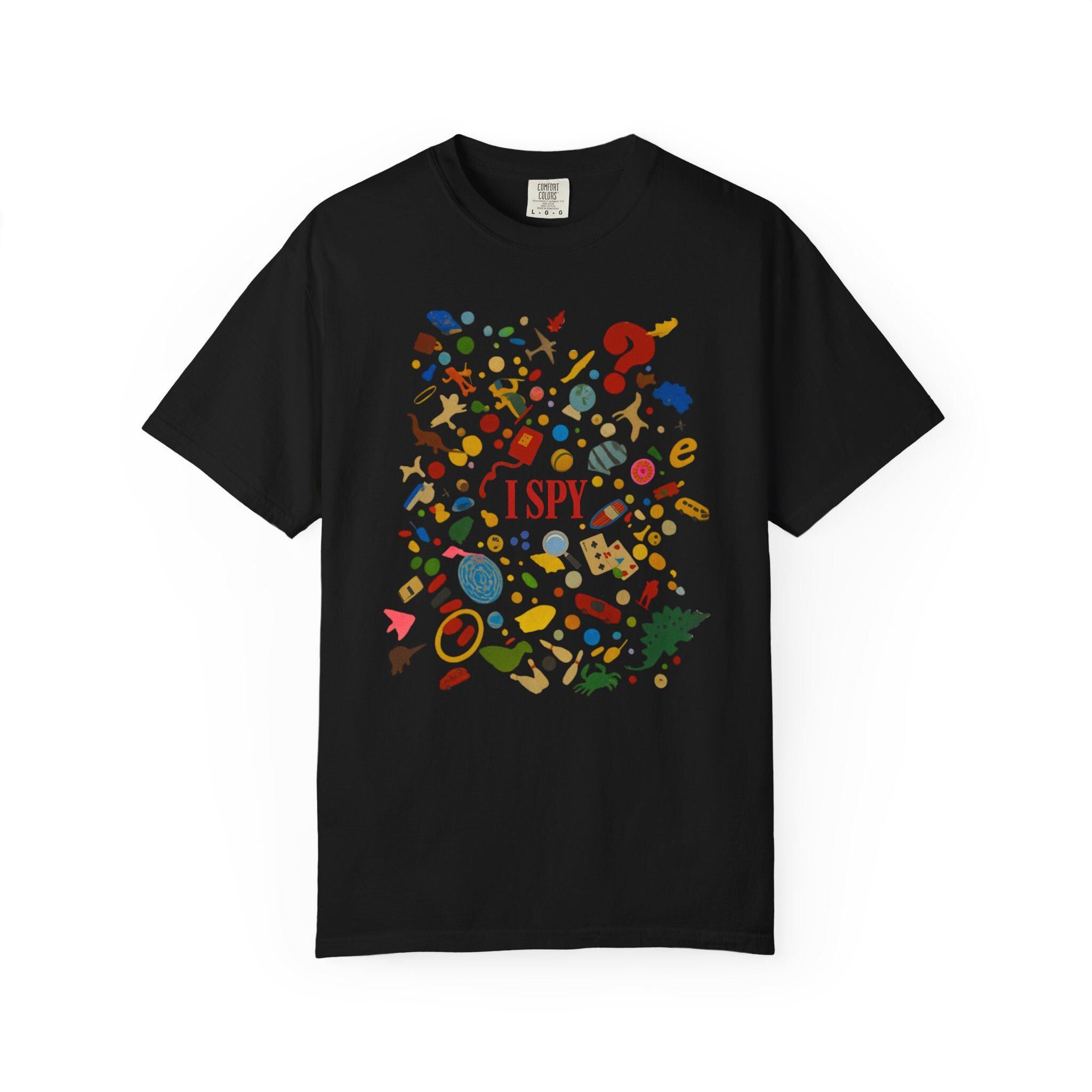 I Spy Puzzle Pattern T-Shirt