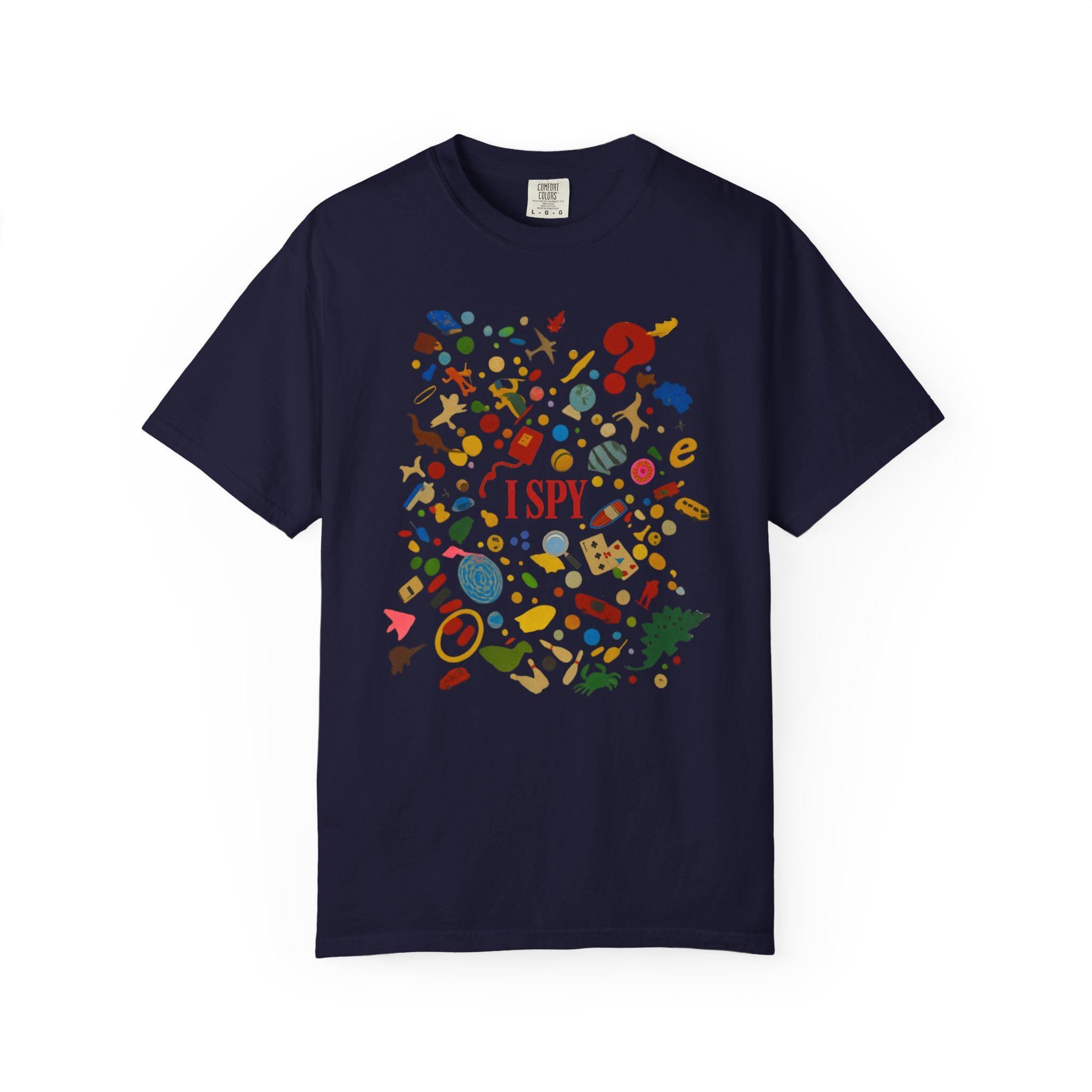I Spy Puzzle Pattern T-Shirt